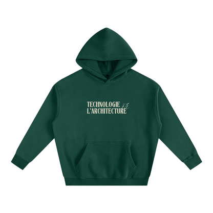 Hoodie oversize en molleton - Architecture - modèle 6