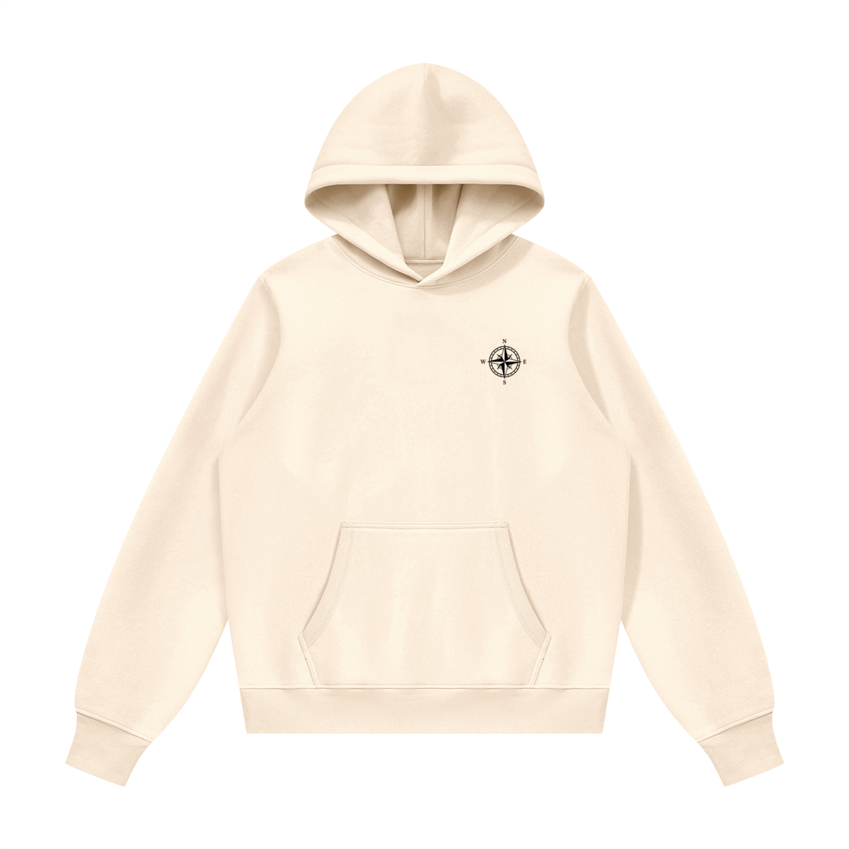 Unisex Fleece Regular Shoulder Hoodie - Monde