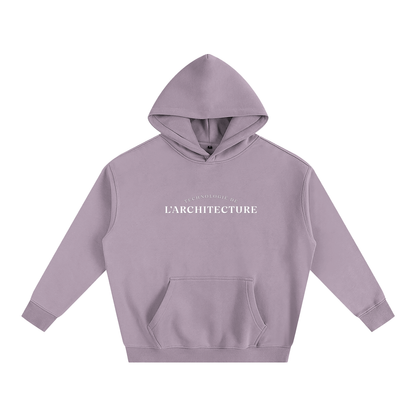 Hoodie oversize en molleton - Architecture - modèle 1