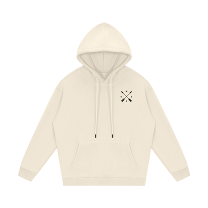 Hoodie streetwear unisexe en molleton - Points cardinaux
