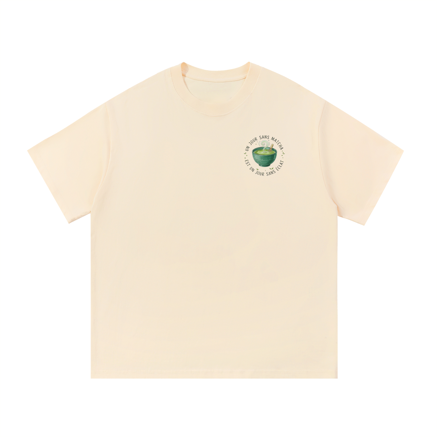 T-shirt essentiel en coton - Matcha