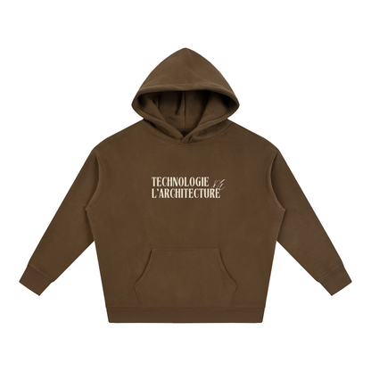 Oversize Fleeced Hoodie - MODÈLE_03