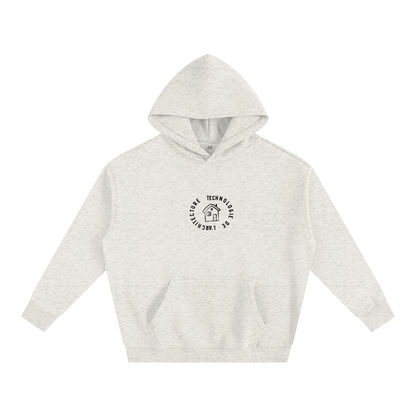 Hoodie oversize en molleton - Architecture - modèle 2