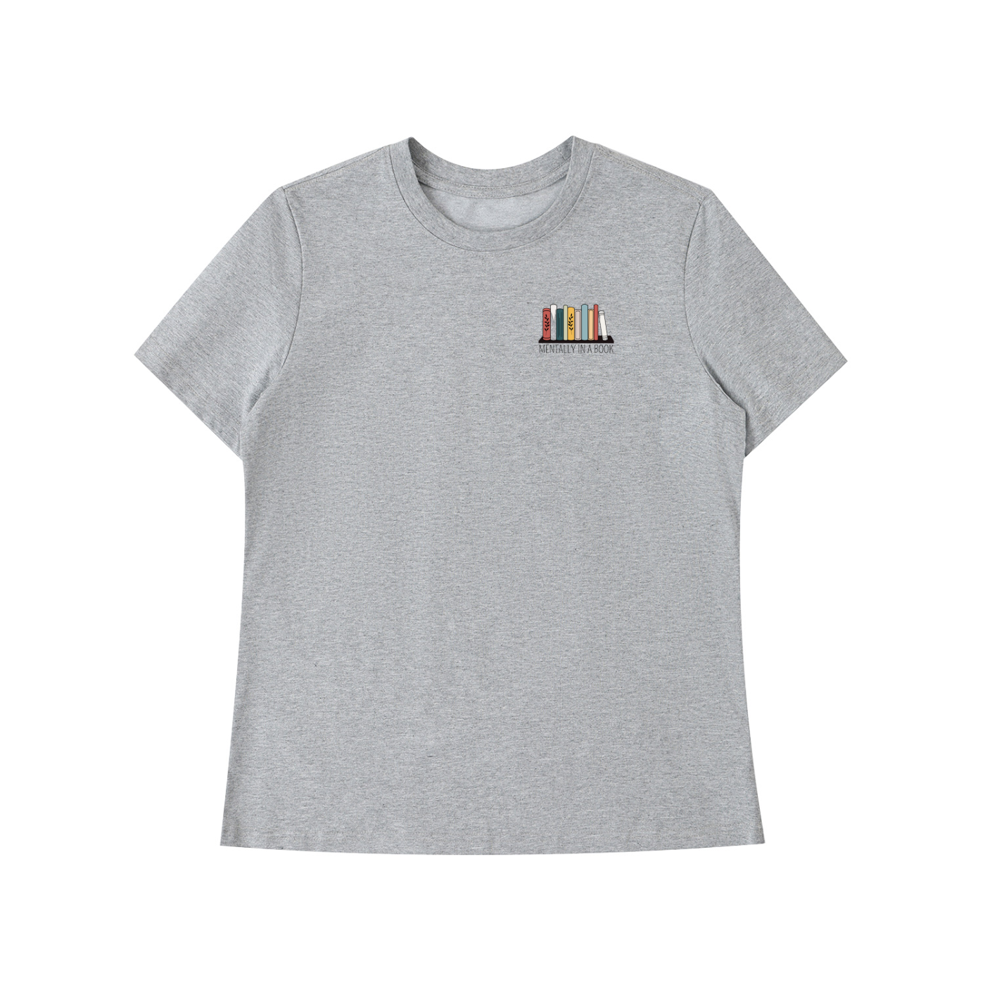 T-shirt essentiel à épaules standards - Mentally in a book