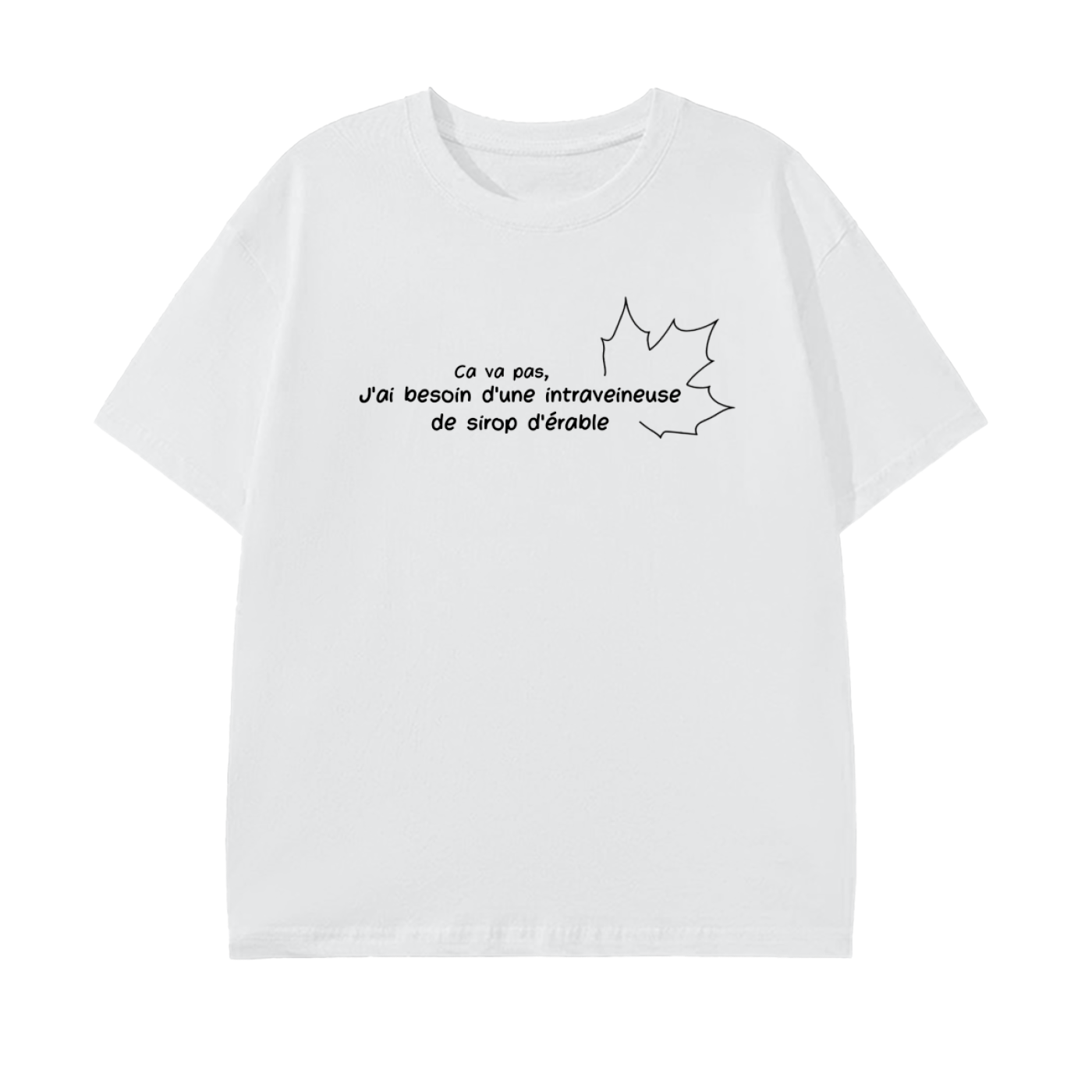 T-shirt unisexe en coton pur - Sirop d'érable