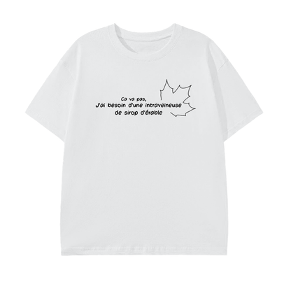 T-shirt unisexe en coton pur - Sirop d'érable