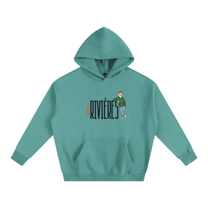 Hoodie oversize en molleton - Sam-à-TR - Collab