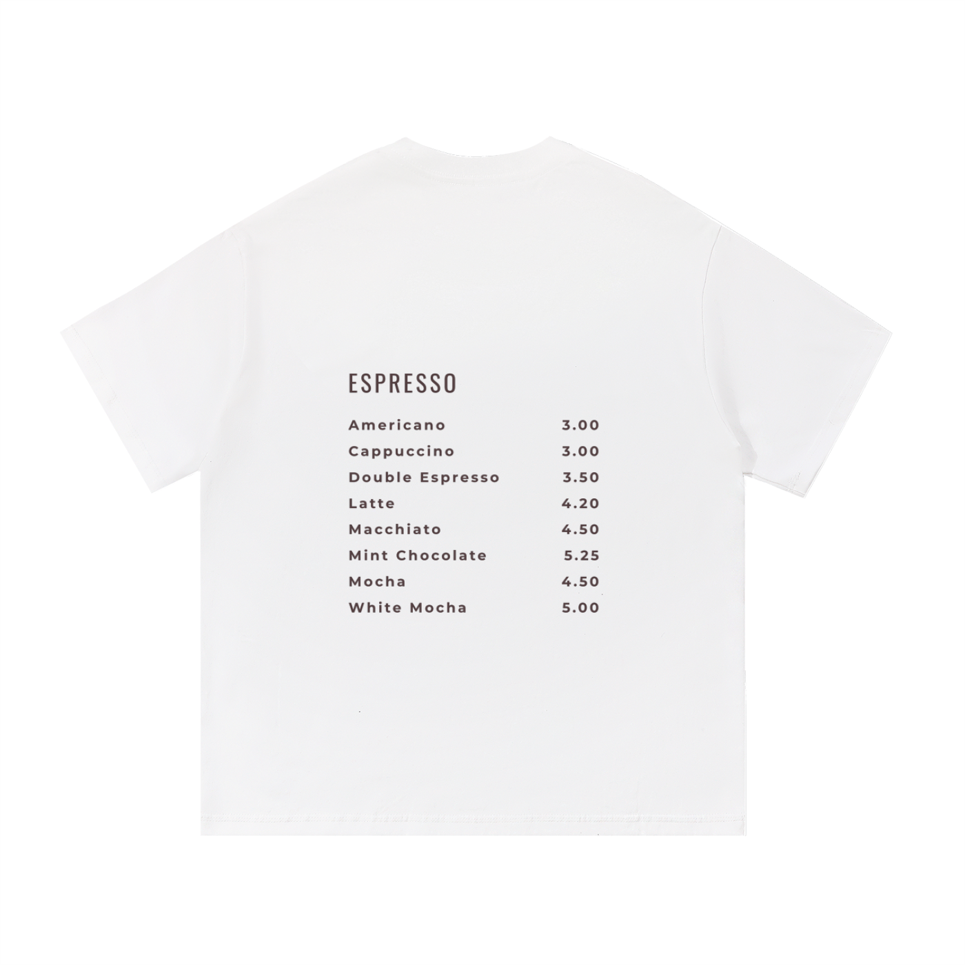 T-shirt essentiel en coton - Espresso