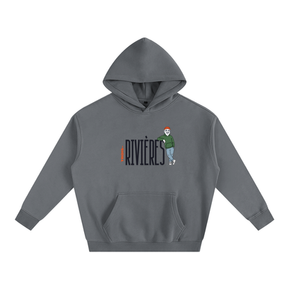 Hoodie oversize en molleton - Sam-à-TR - Collab