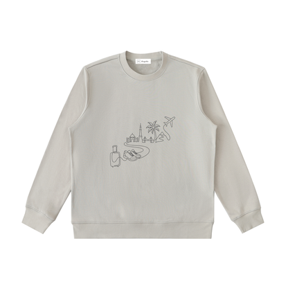 Crewneck essentiel Heavyweight - Voyage