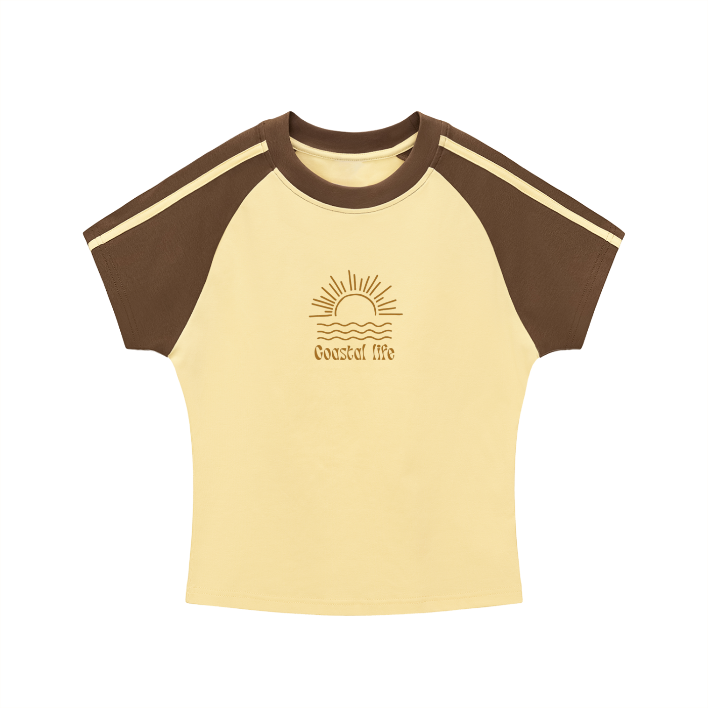 T-shirt moulant - Coastal life