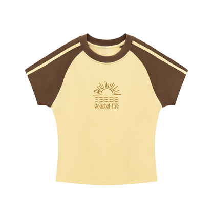 T-shirt moulant - Coastal life