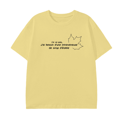 T-shirt unisexe en coton pur - Sirop d'érable