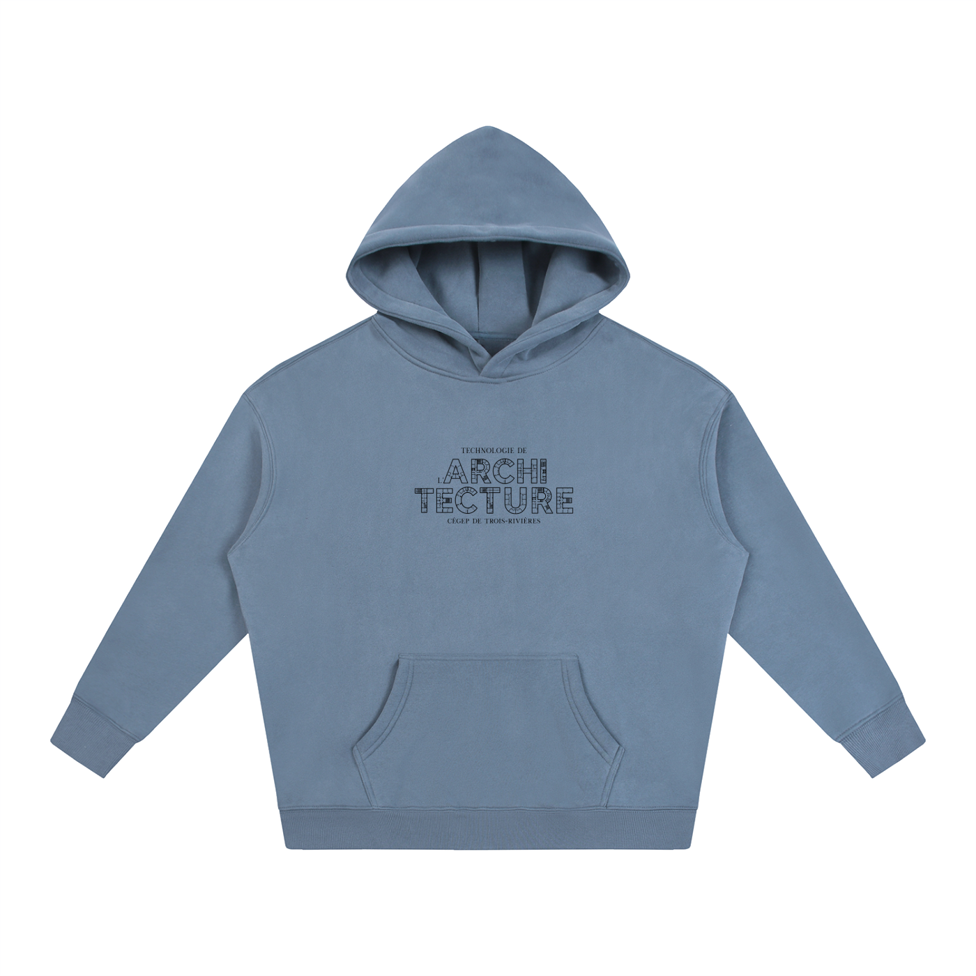 Oversize Fleeced Hoodie - MODÈLE_05