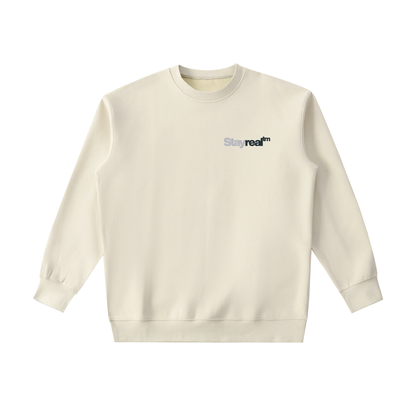 Sweat-shirt essentiel épais à col rond - stay real