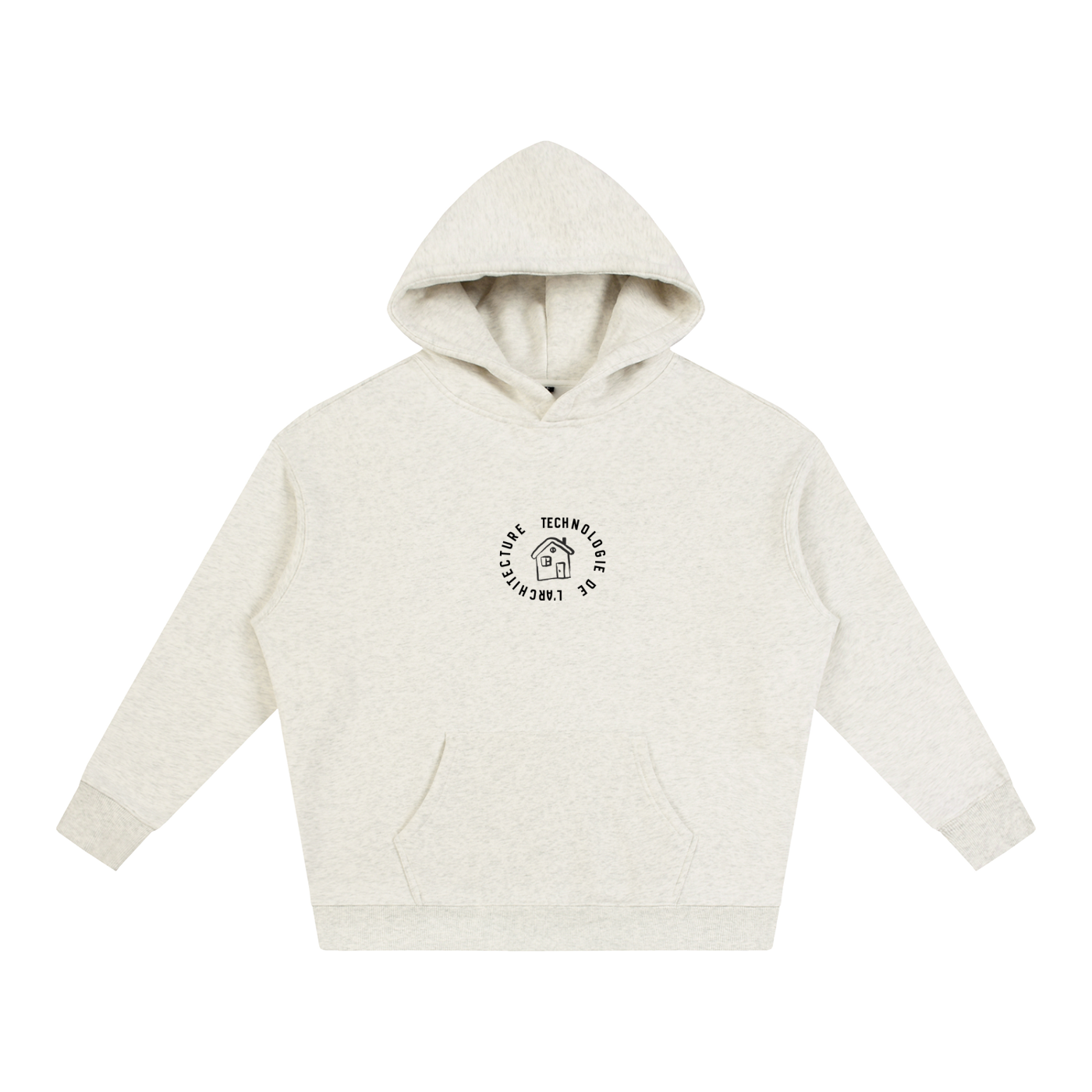 Oversize Fleeced Hoodie - MODÈLE_01