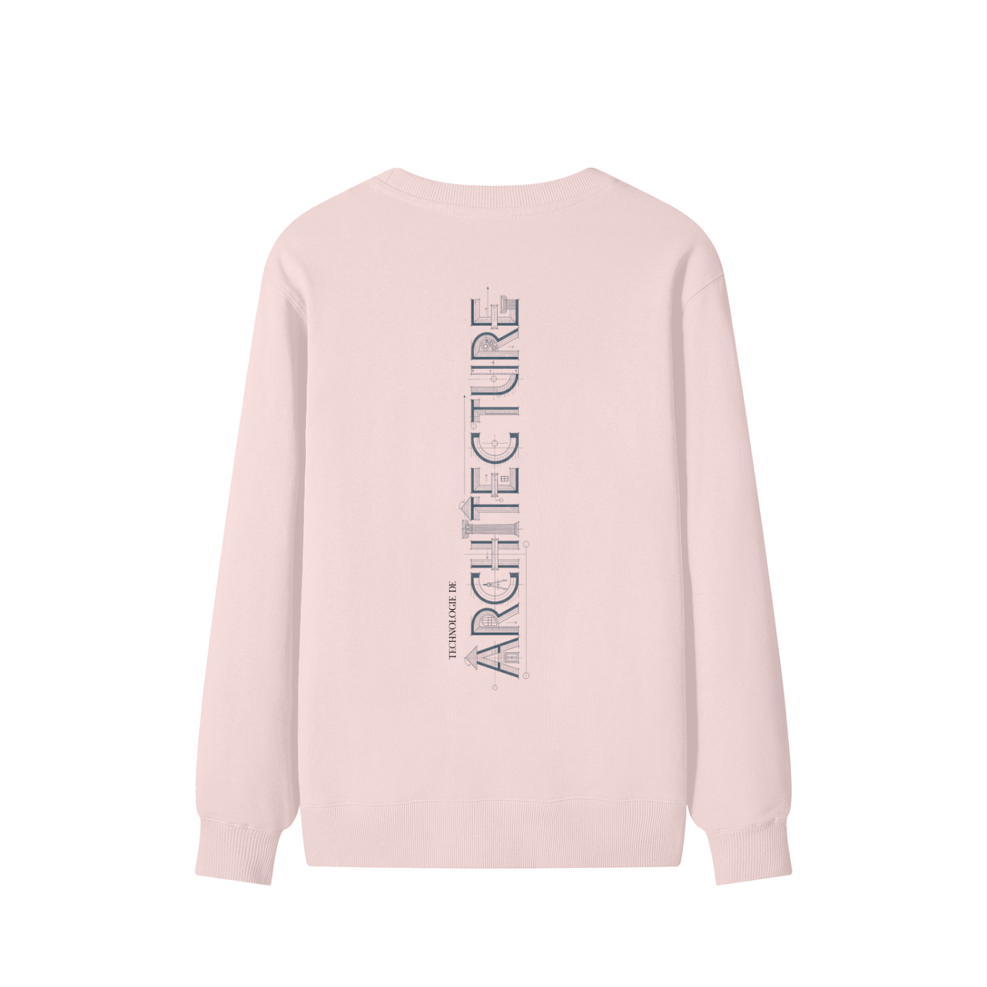 Chandail style Sweat-shirt unisexe en coton - Architecture - Modèle 3