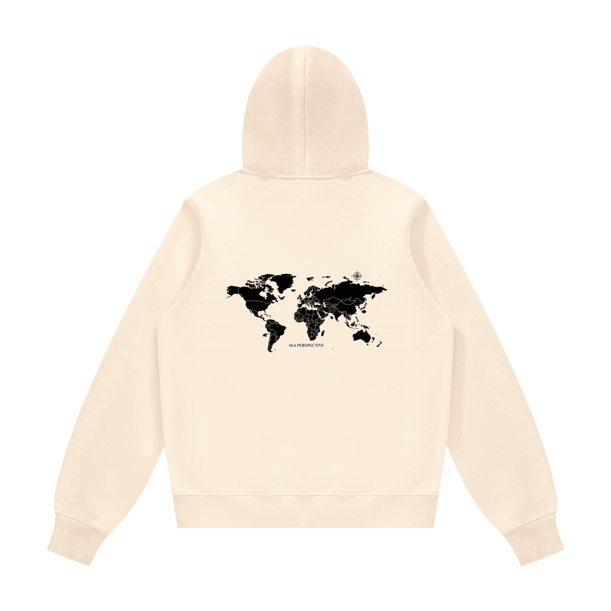 Unisex Fleece Regular Shoulder Hoodie - Monde