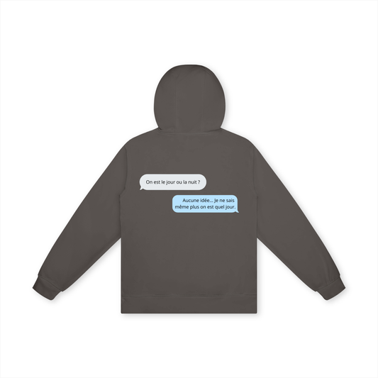 Hoodie unisexe confort quotidien - Passage du temps