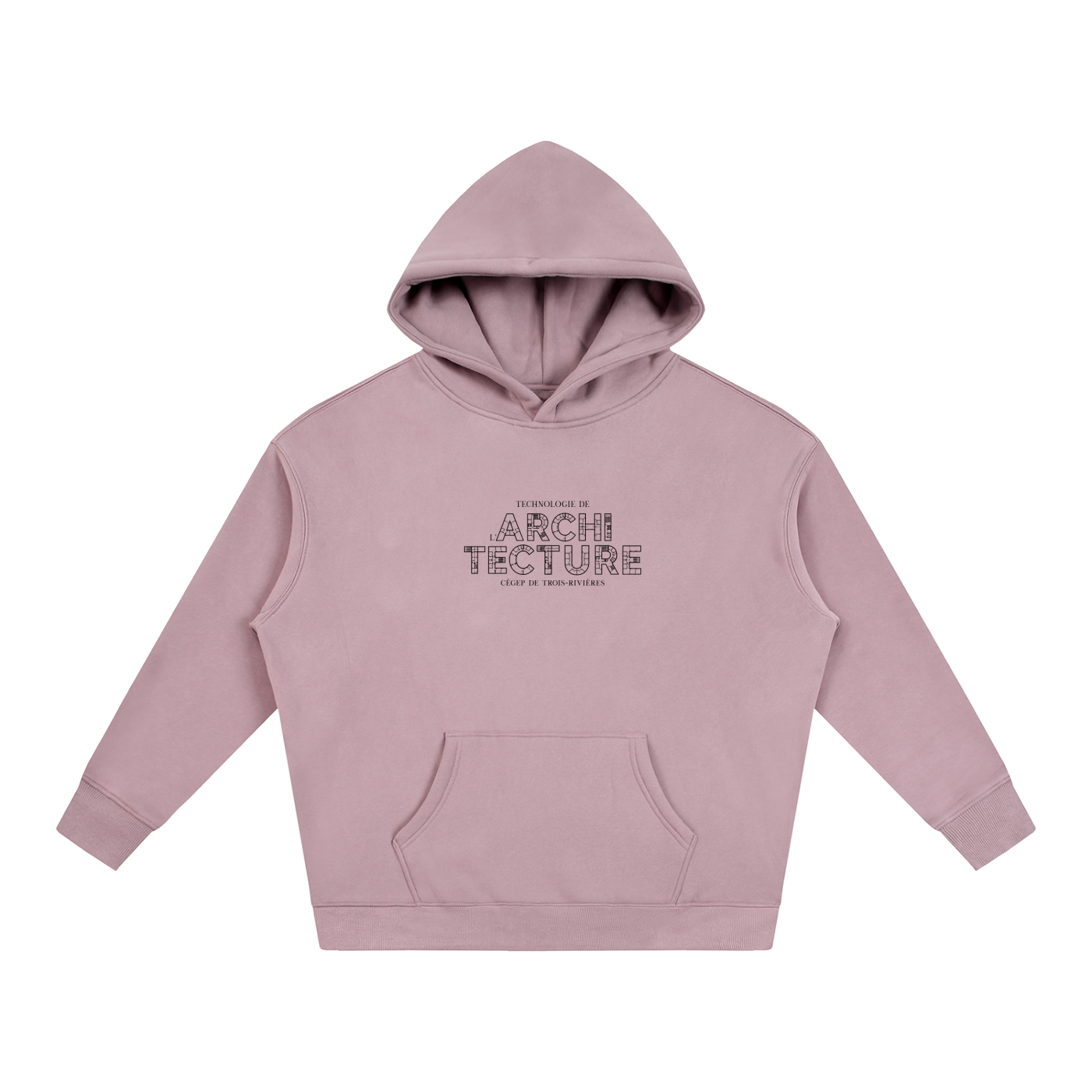 Oversize Fleeced Hoodie - MODÈLE_05