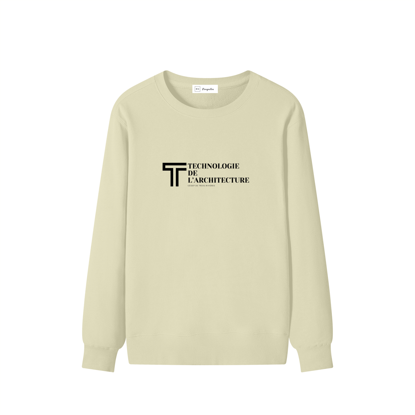 Chandail style Sweat-shirt unisexe en coton - Architecture - Modèle 4