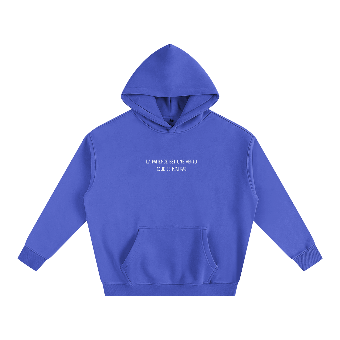 Hoodie oversize en molleton - Patience