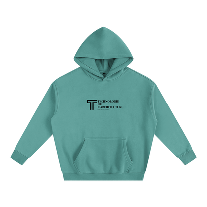 Hoodie oversize en molleton - Architecture - modèle 4