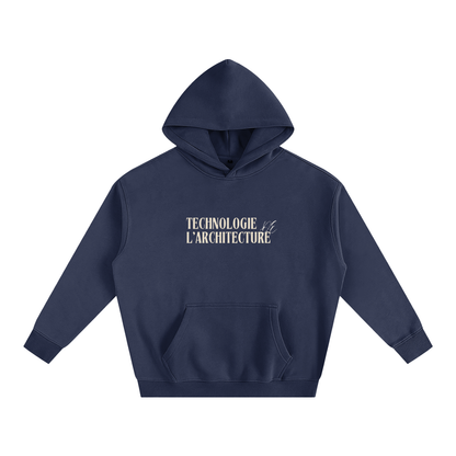 Hoodie oversize en molleton - Architecture - modèle 6