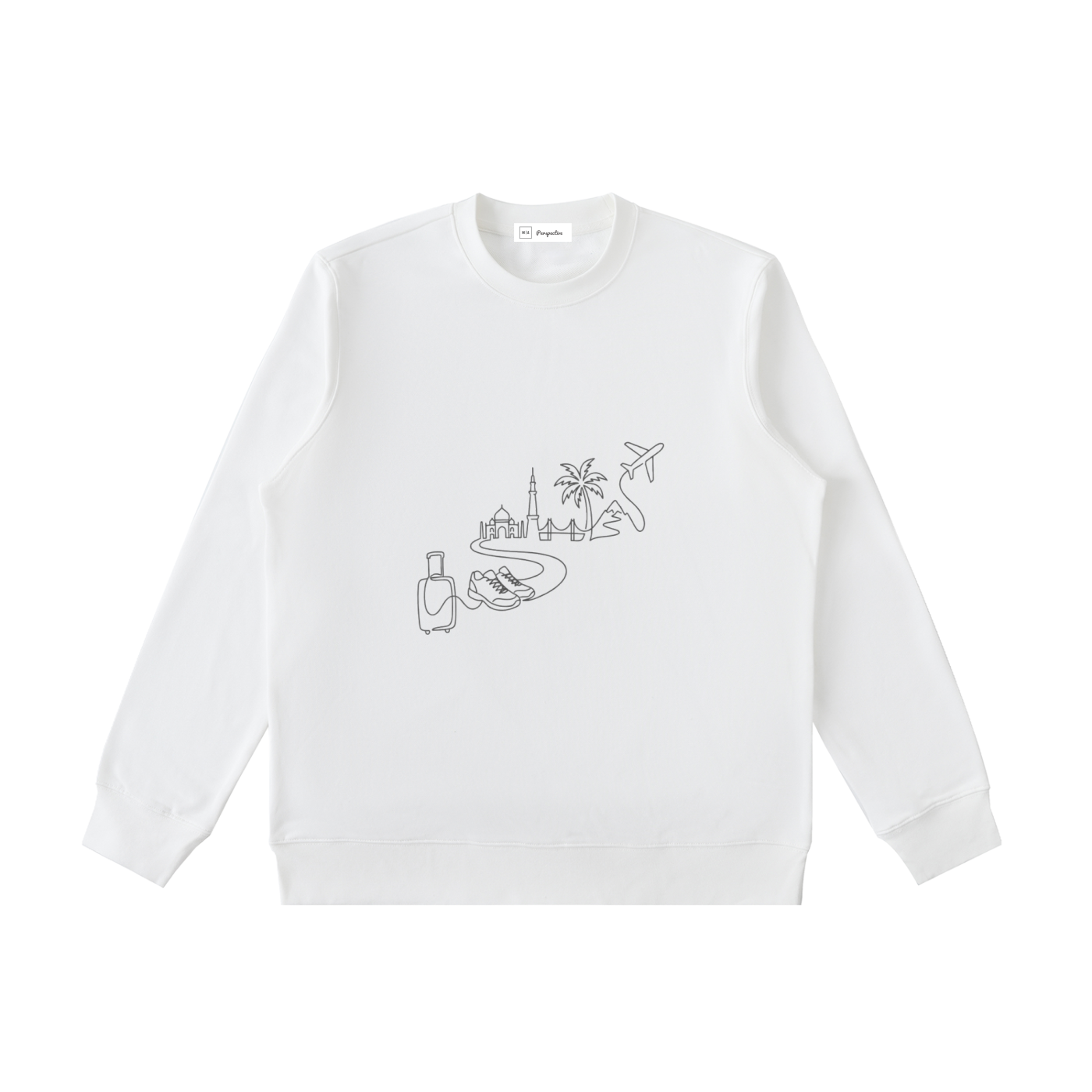 Crewneck essentiel Heavyweight - Voyage