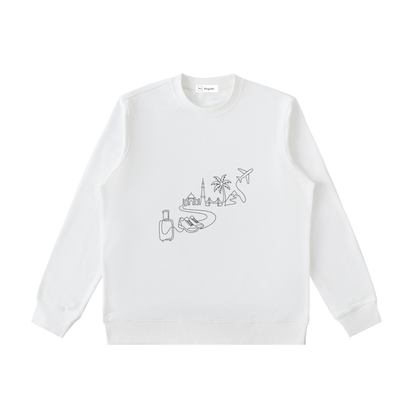 Crewneck essentiel Heavyweight - Voyage