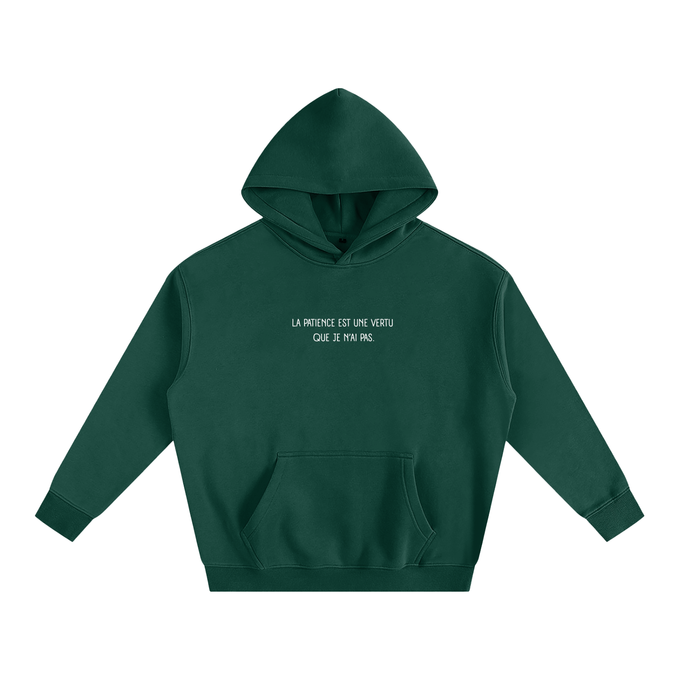 Hoodie oversize en molleton - Patience
