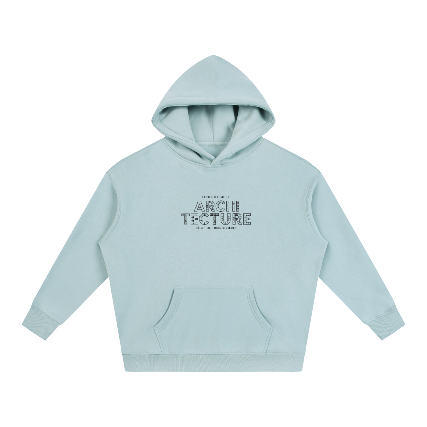 Oversize Fleeced Hoodie - MODÈLE_05