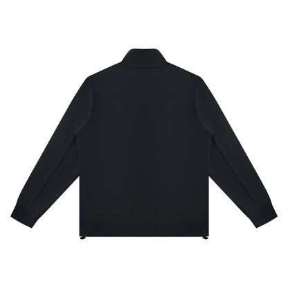 Unisex Stand Collar Jacket - Cozy season