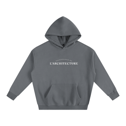 Hoodie oversize en molleton - Architecture - modèle 1