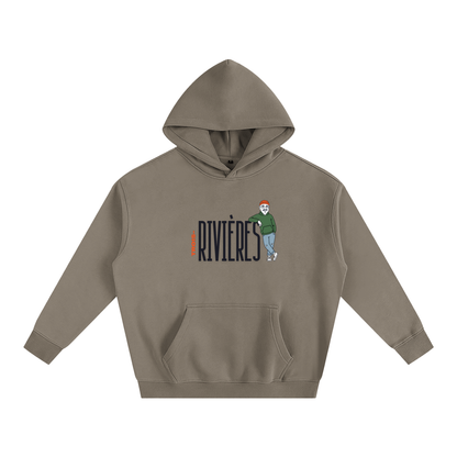 Hoodie oversize en molleton - Sam-à-TR - Collab