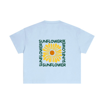 Essential Cotton Boxy T-Shirt - Sunflower