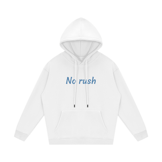 Hoodie streetwear unisexe en molleton - No rush