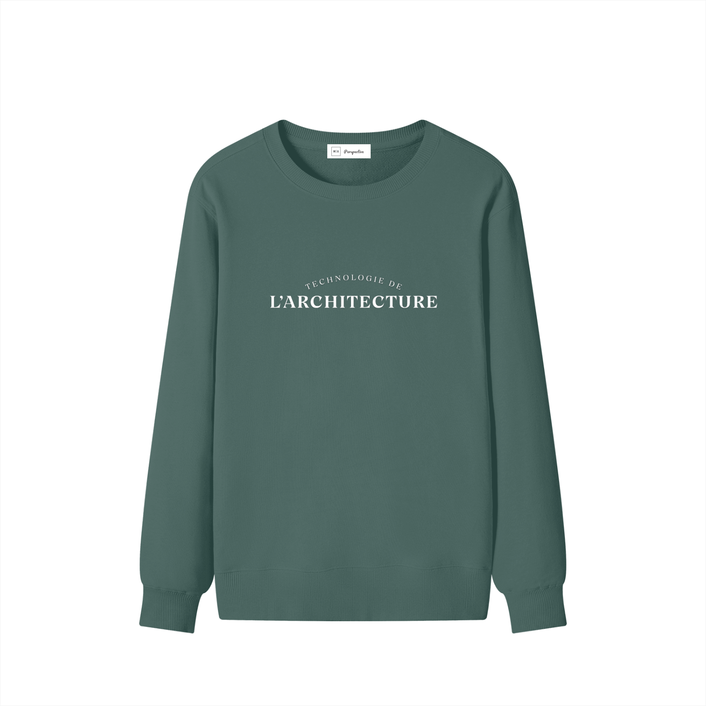 Chandail style Sweat-shirt unisexe en coton - Architecture - Modèle 1