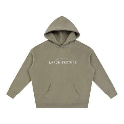 Oversize Fleeced Hoodie - MODÈLE_02