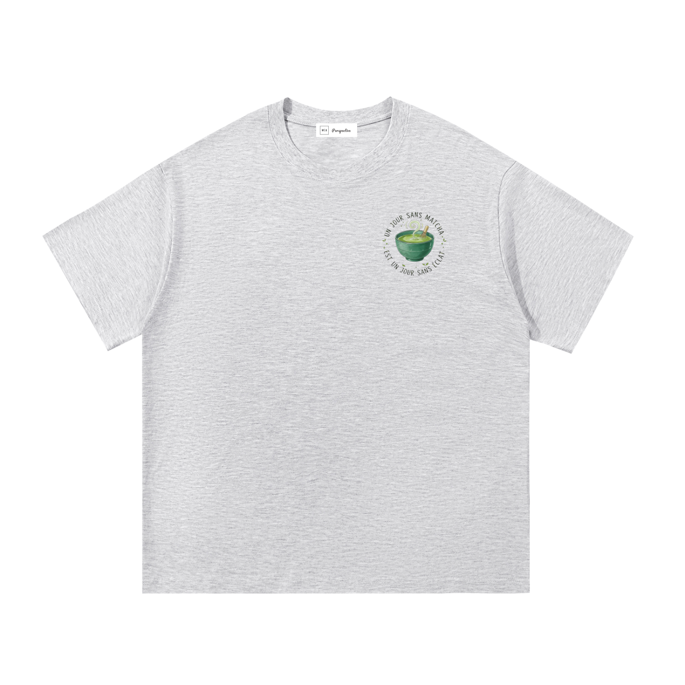 T-shirt essentiel en coton - Matcha