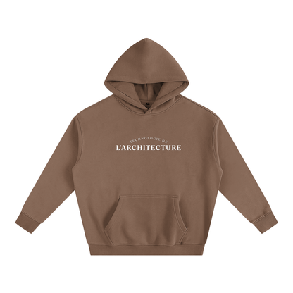 Hoodie oversize en molleton - Architecture - modèle 1