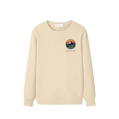 Sweat classique unisexe en coton - Explore the wild