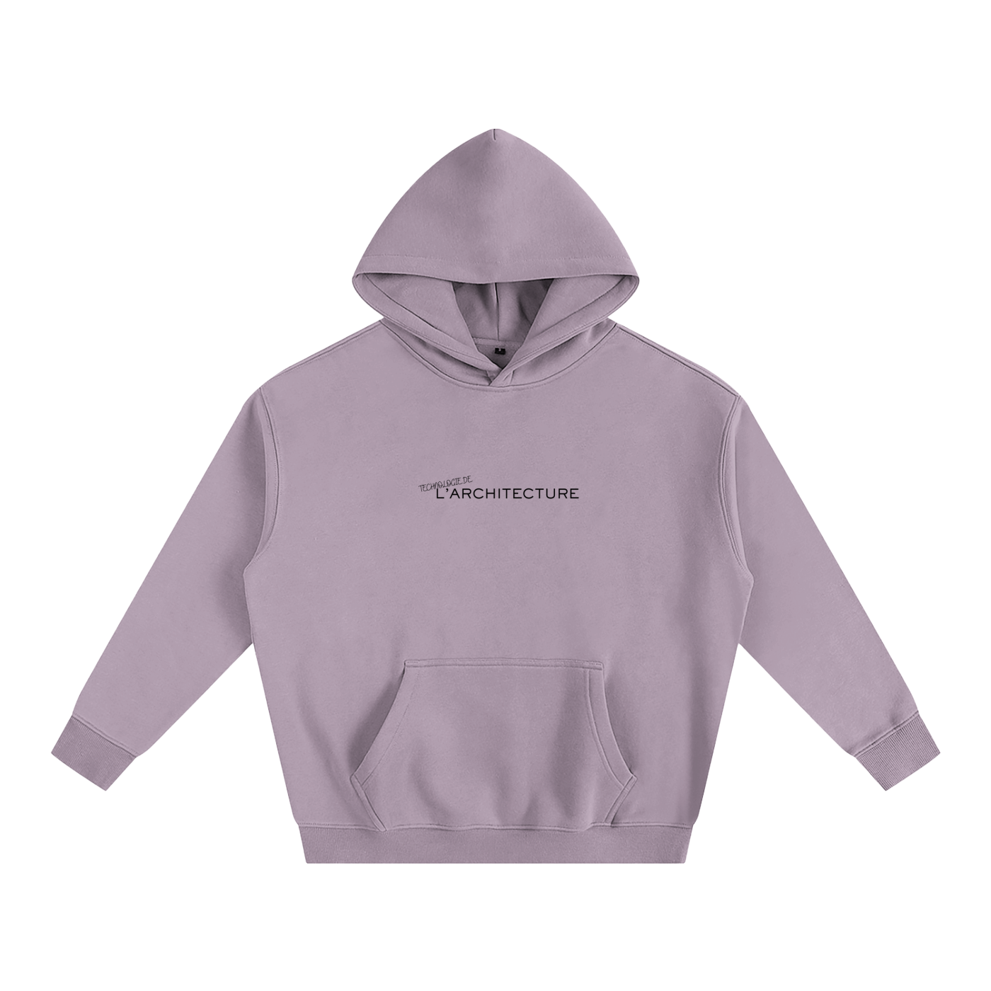 Hoodie oversize en molleton - Architecture - modèle 5