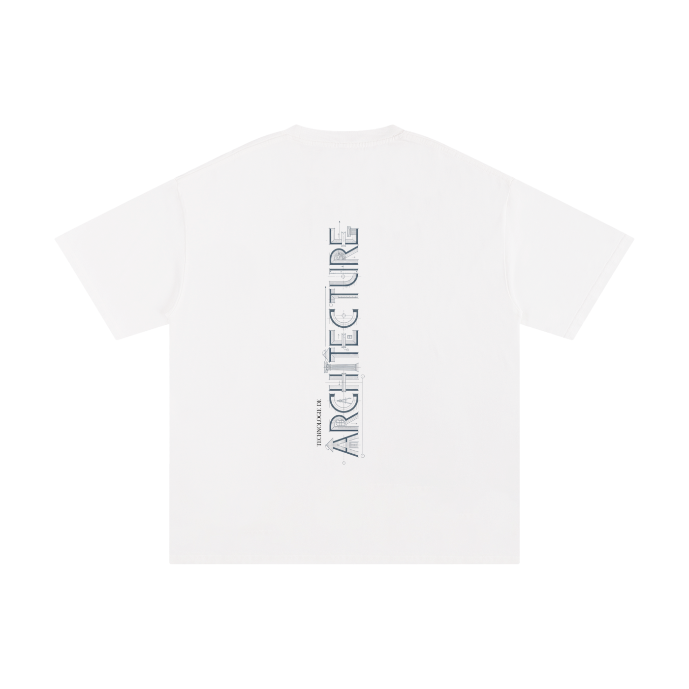 T-shirt unisexe en coton pur - Architecture - Modèle 3