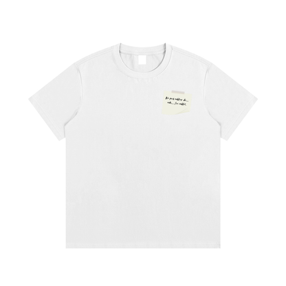 T-shirt essentiel en coton - J'ai oublié