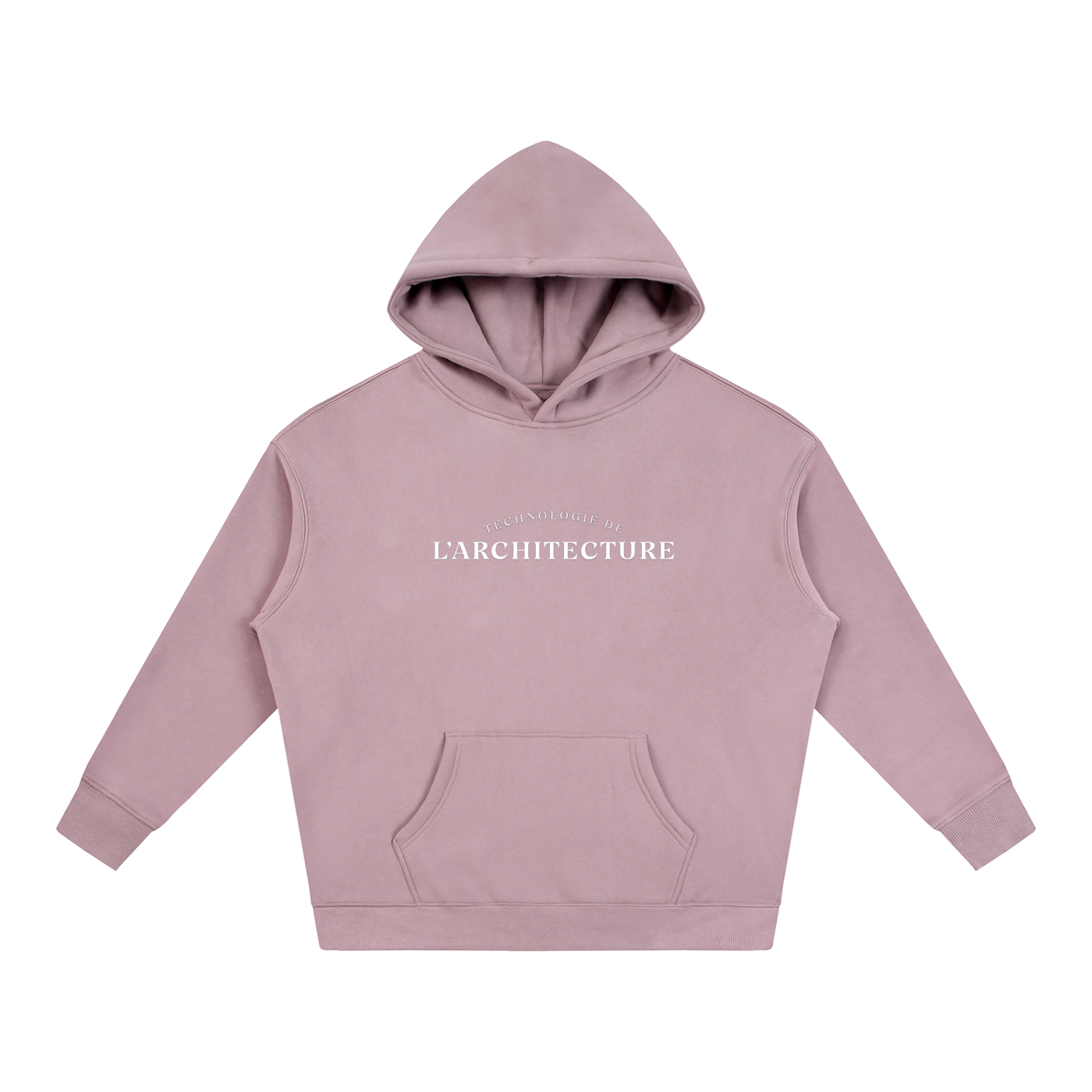 Oversize Fleeced Hoodie - MODÈLE_02