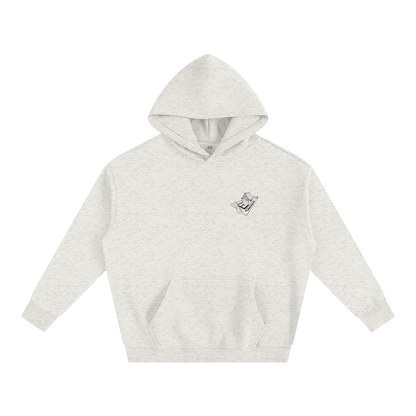 Hoodie oversize en molleton - Architecture - modèle 3