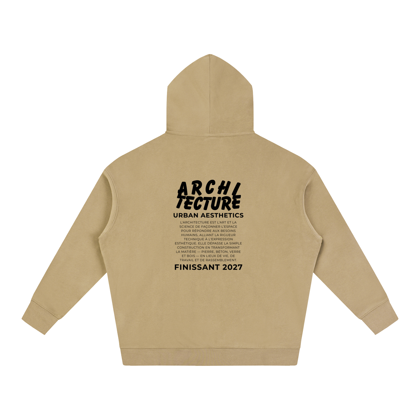 Oversized Fleece Hoodie - FINISSANT_MODÈLE_02