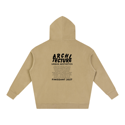 Oversized Fleece Hoodie - FINISSANT_MODÈLE_02