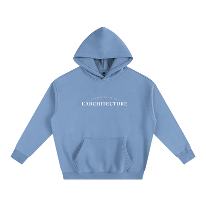 Hoodie oversize en molleton - Architecture - modèle 1